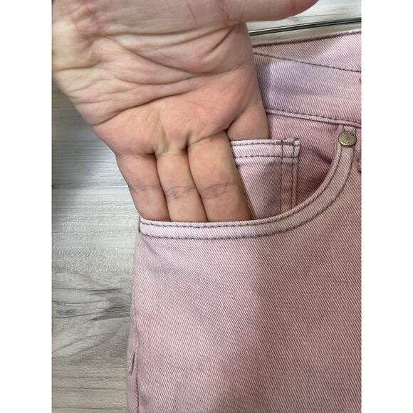 VENUS Jeans Womens 4 Pink White Ombre Dip Dye Skinny Stretch Denim 5-Pocket - Picture 3 of 11